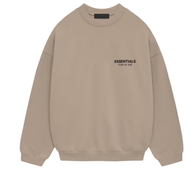 Fear of God Essentials Fleece Crewneck (FW24) Desert Sand