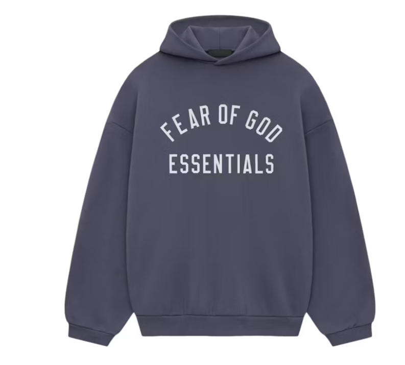 Fear of God Essentials Fleece Hoodie Marine