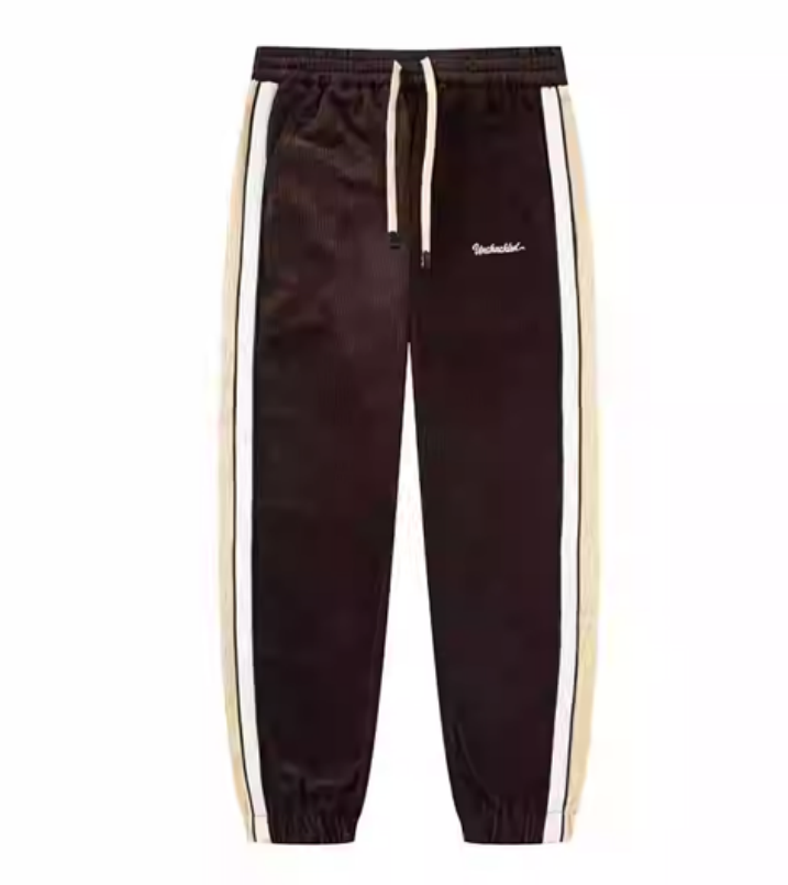 UNSHACKLEDUSKD Corduroy Patchwork Sweatpant Khaki