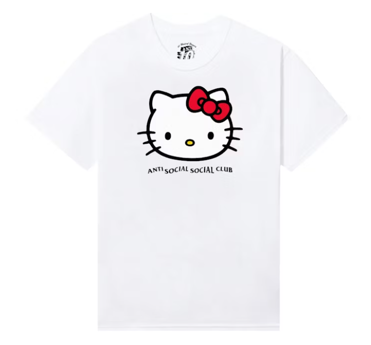 Anti Social Social Club x Hello Kitty Weird Tee White