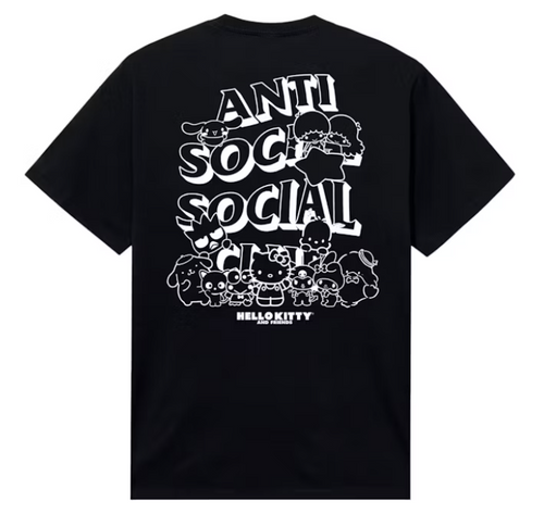 Anti Social Social Club x Hello Kitty Weird Tee Black