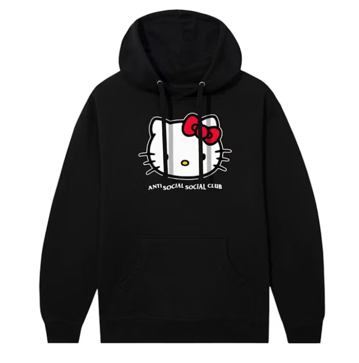 Anti Social Social Club x Hello Kitty Weird Hoodie Black