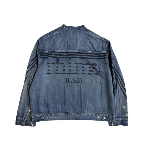 Rhimeusa Groove AM Denim Jacket Blue