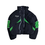 Rhimeusa Alien Puffer Jacket Black/Green