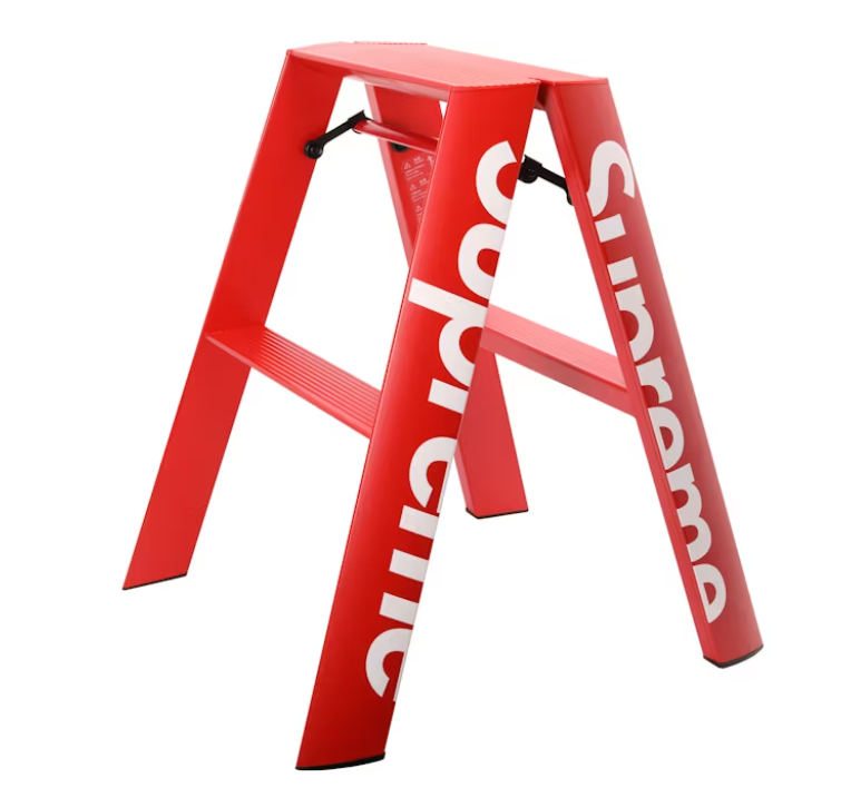 Supreme Lucano Step Ladder Red