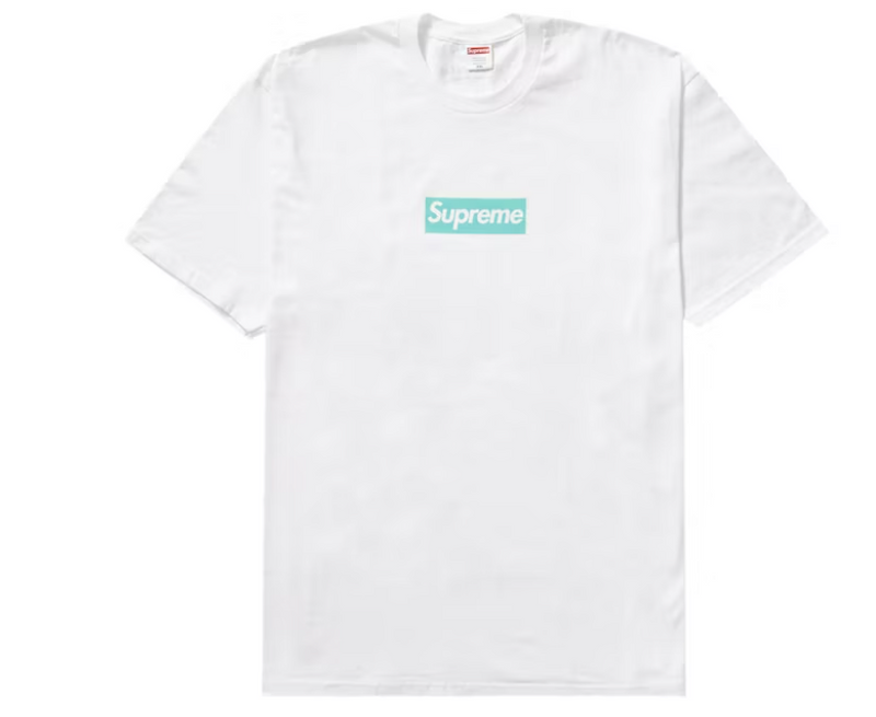 Supreme Tiffany & Co. Box Logo Tee White