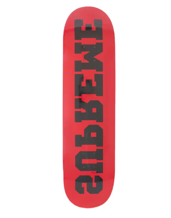 Supreme Reverse Skateboard Red