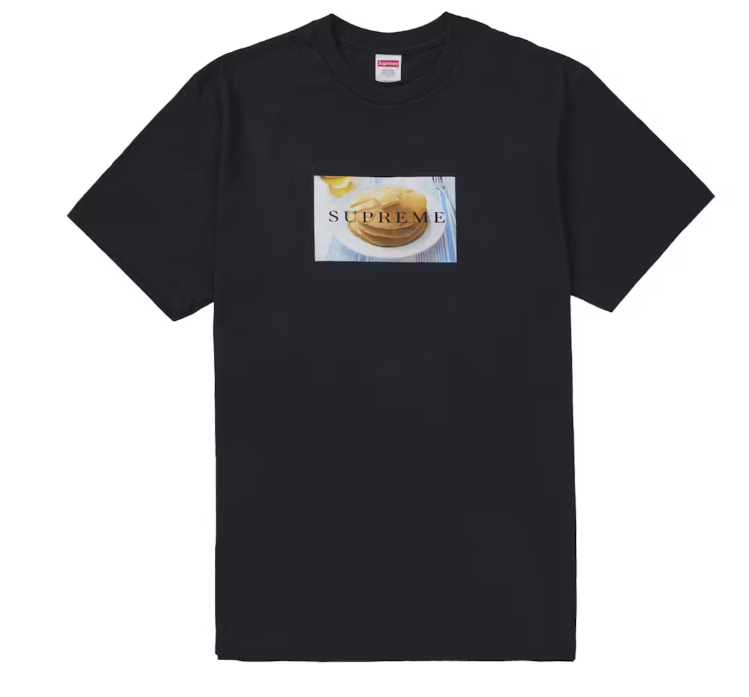 Supreme Pancakes Tee Black