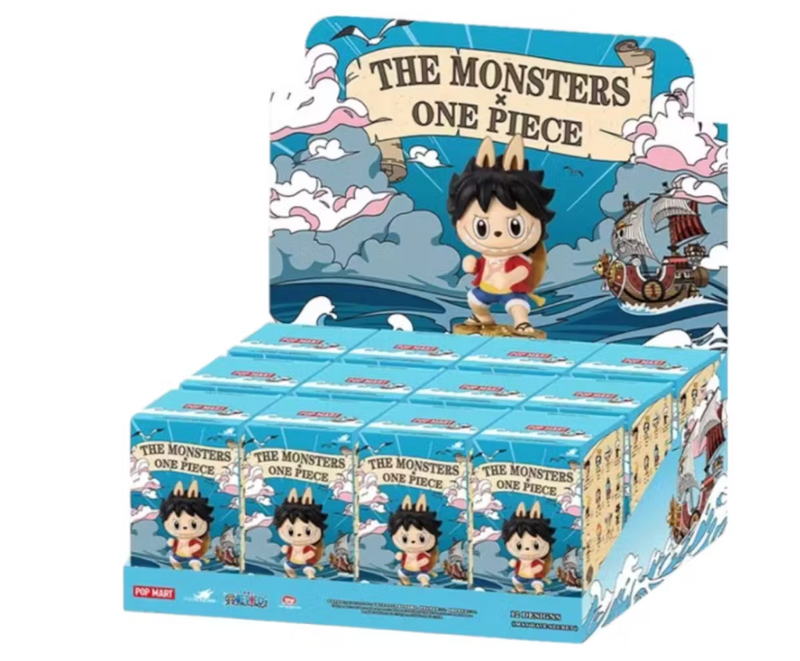 【新品未開封】POPMART x ONE PIECE LABUBU 海外限定 Pop Mart Labubu The Monsters x One Piece Series Sealed Case