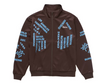 Supreme Worldwide Tricot Track Jacket Brown