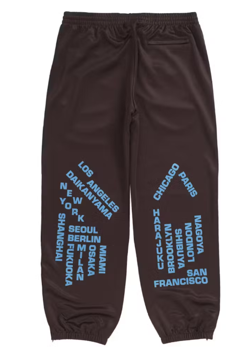 Supreme Worldwide Tricot Pant Brown
