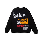 Rhime X 24KGoldn Party Call Crewneck Sweatshirt Black