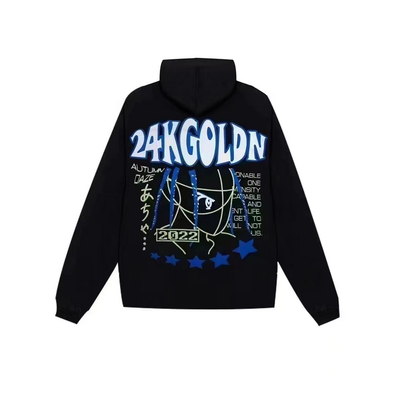 Rhime X 24KGoldn Hoodie Black