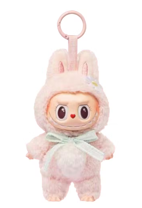 Pop Mart Labubu Mokoko Close to Sweet Vinyl Plush Doll Pendant Keychain