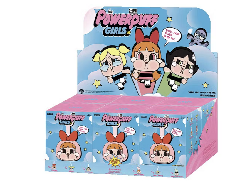 Pop Mart CryBaby x Powerpuff Girls Series Vinyl Face Plush Sealed Case