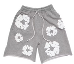 Denim Tears The Cotton Wreath Shorts Grey