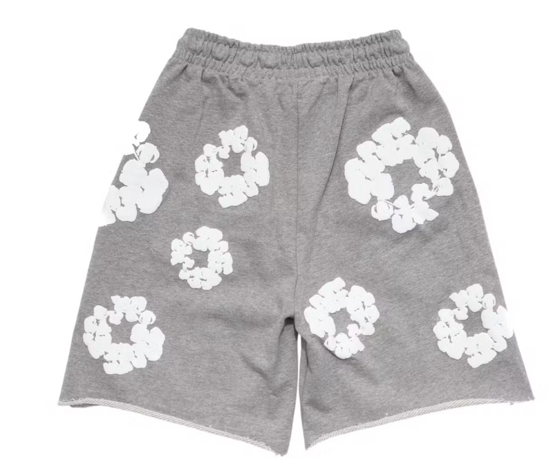 Denim Tears The Cotton Wreath Shorts Grey