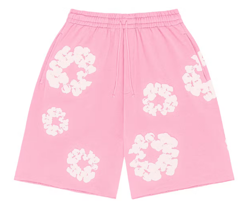 Denim Tears The Cotton Wreath Shorts Pink