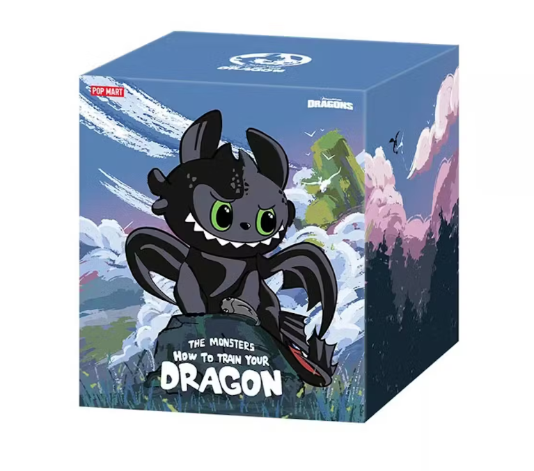 Pop Mart Labubu The Monsters How to Train Your Dragon Figurine Single