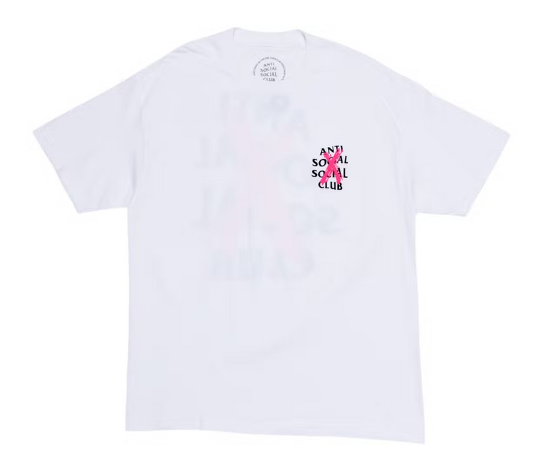 Anti social social club cancelled tee white