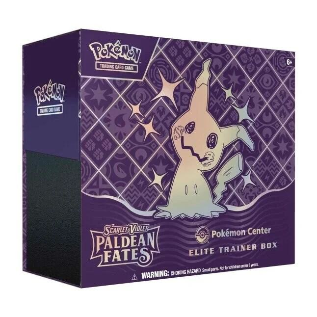 Pokemon Paldean Fates Pokemon Center Elite Trainer Box