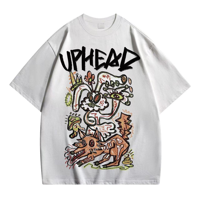 Uphead WiFi Flowers Fox Tee White