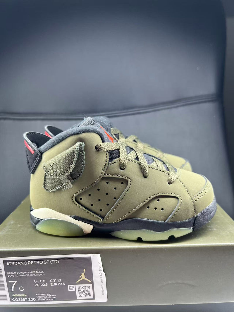 Jordan 6 Retro Travis Scott (TD)（Pre-Owned）