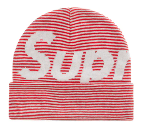 Supreme Big Logo Beanie (FW22) Red