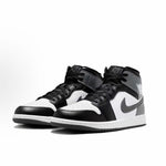 Jordan 1 Mid Black White Iron Grey