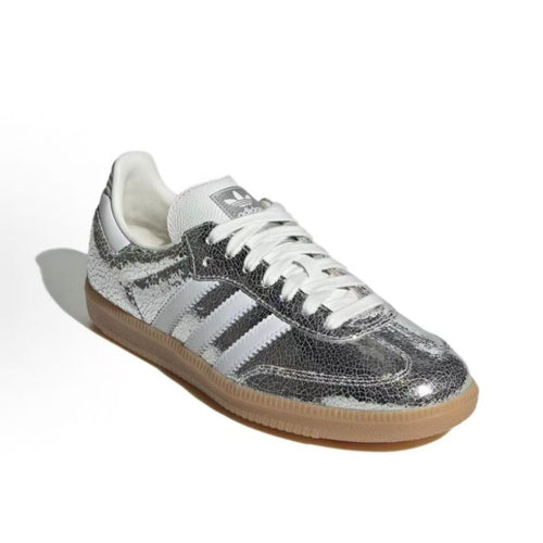 adidas gazelle silver green womens adidas Originals Samba OG White/Lucid Pink/Gum Toddler Girls' Shoes, Size: 7 main image 1