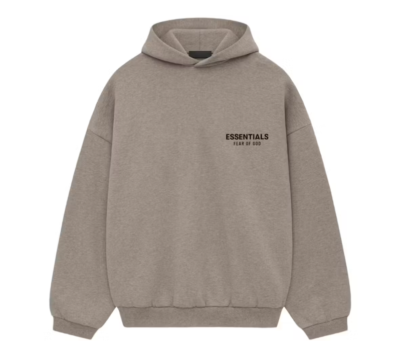 Fear of God Essentials Fleece Hoodie(FW24) Heather Gray