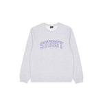 Stussy Outline App Crew - Ash Heather