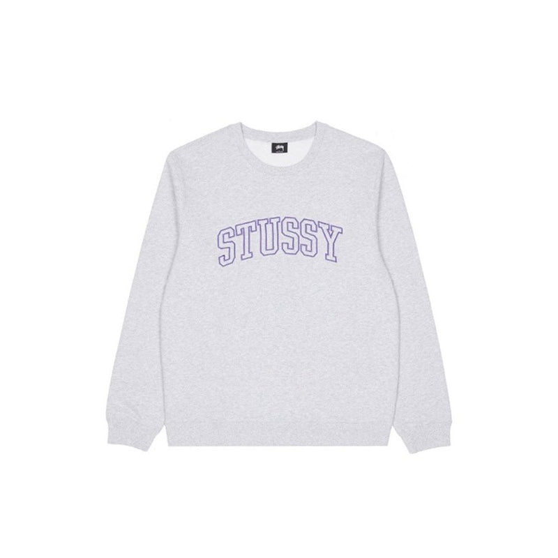 Stussy Outline App Crew - Ash Heather