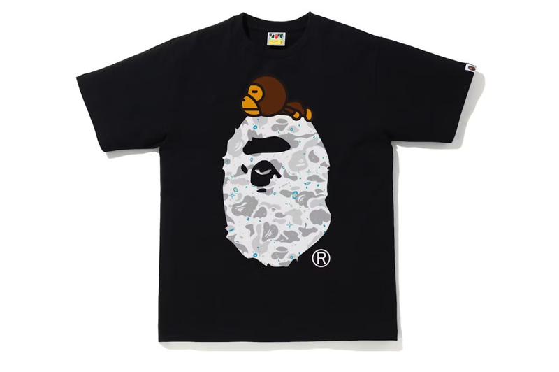 BAPE Color Camo Milo On Bape Tee Black/Grey