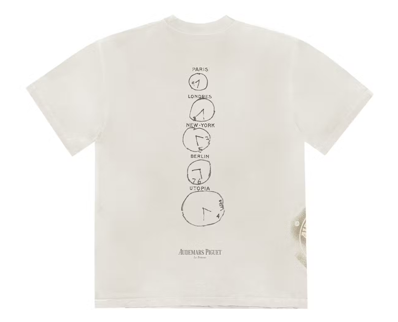 Travis Scott C、xAudemars Piguet Time Zones Tee White