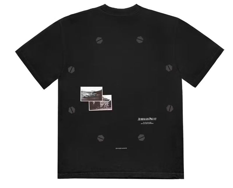 Travis Scott Cux Audemars Piguet Vintage Tee Black