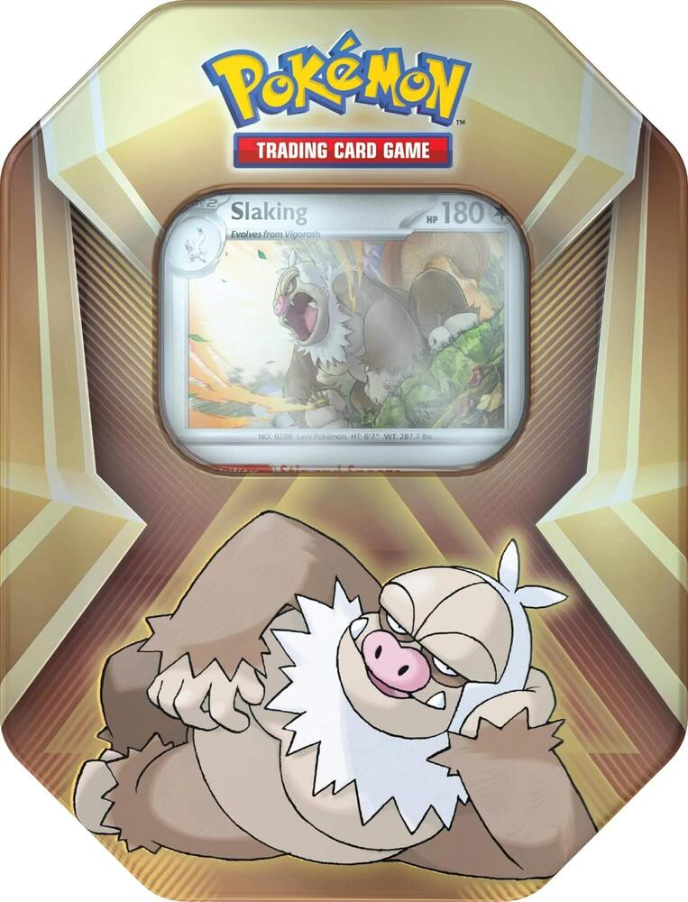 Pokemon Triple Whammy Tin [Slaking] - Miscellaneous Cards & Products (MCAP)