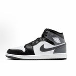 Jordan 1 Mid Black White Iron Grey