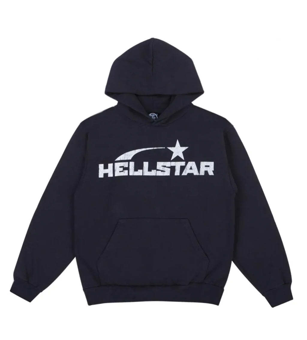 Hellstar Basic Hoodie Vintage Black – Uphead