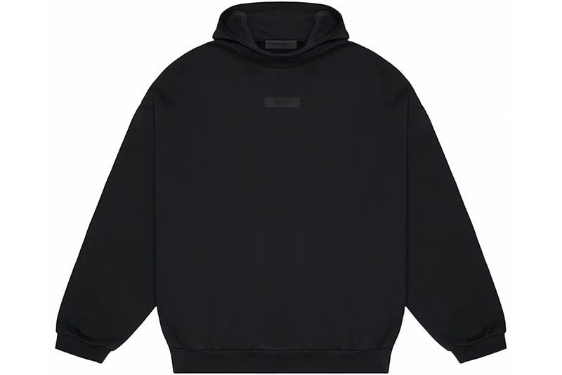 Fear of God Essentials Chest Logo Hoodie Jet Black