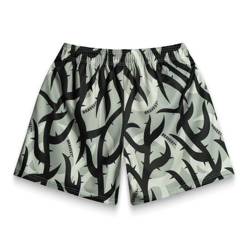 Bravest Studios Grey Thorn Shorts