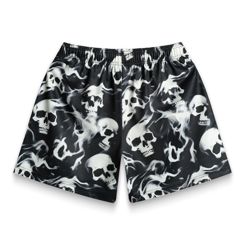 Bravest Studios Black Skelly Shorts