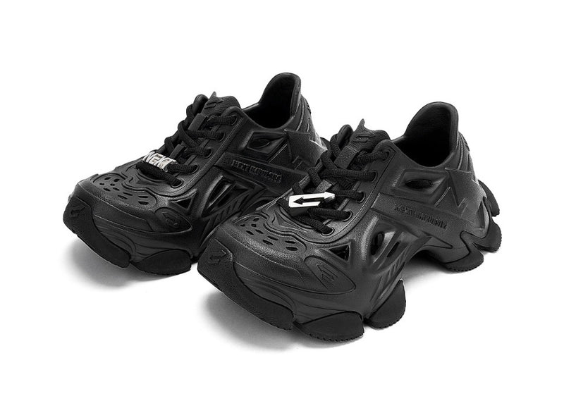 Next Impulsive Time Space Series-Dad Crocs Shoes- Black