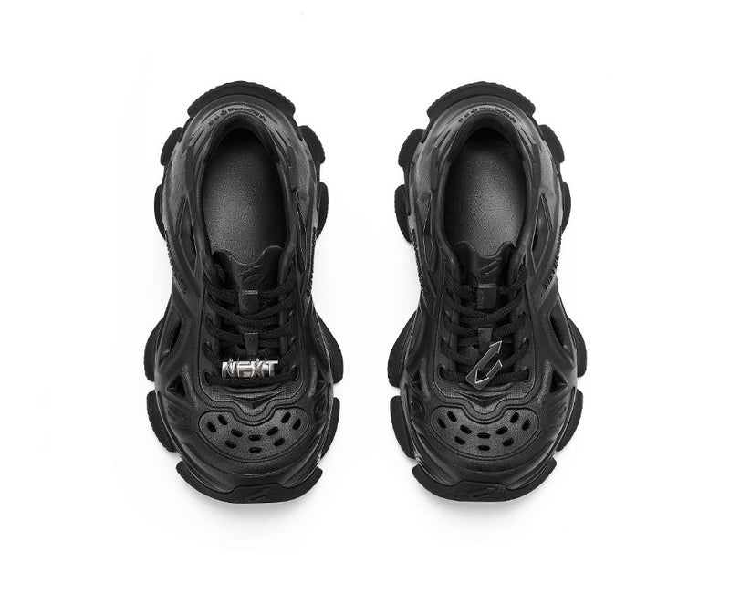 Next Impulsive Time Space Series-Dad Crocs Shoes- Black