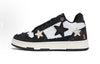 kaalixto Retro Star Sneakers - Black Denim