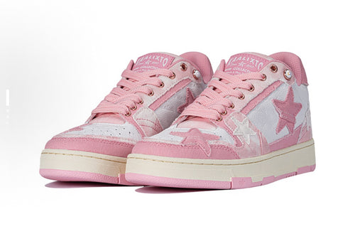 kaalixto Retro Star Sneakers - Pink