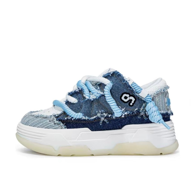 CN Denim Bread Shoes-Blue