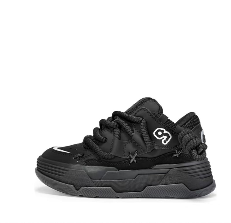 CN Marshmallow Bread Shoes-Black
