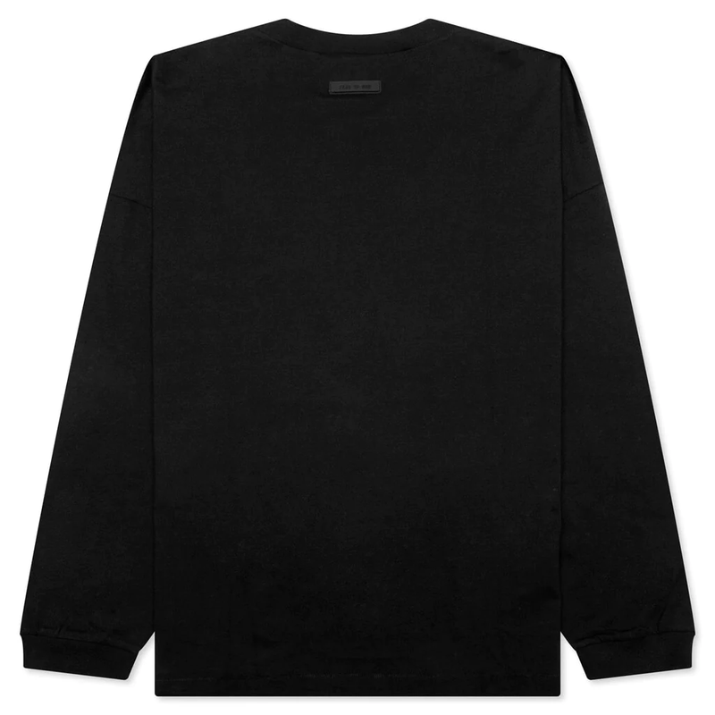 Fear of God Essentials Small Logo L/S Jet Black