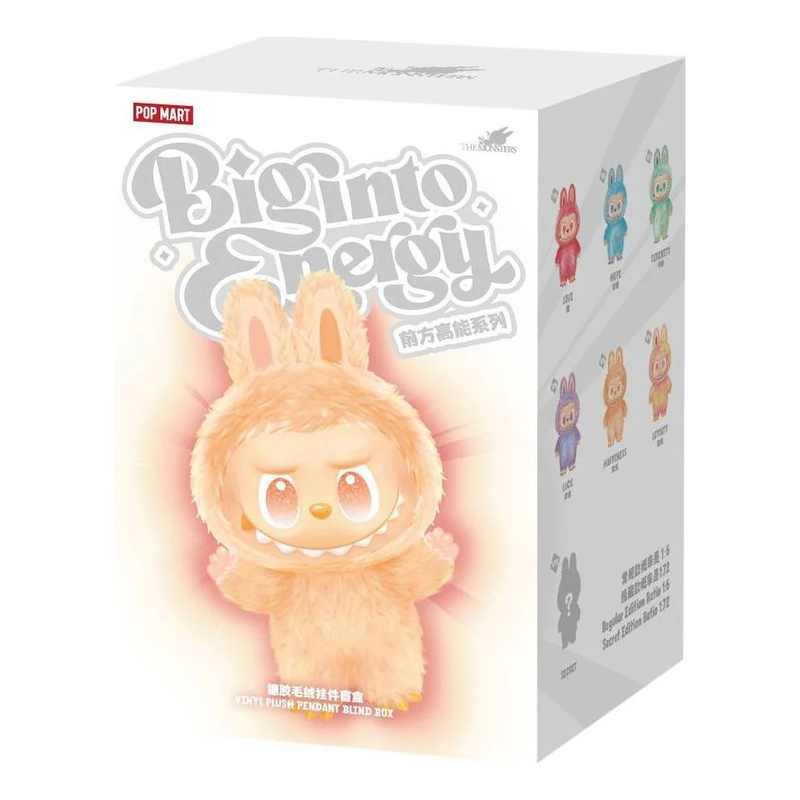 Pop Mart Labubu The Monsters Big into Energy Series Vinyl Plush Pendant Sealed Case
